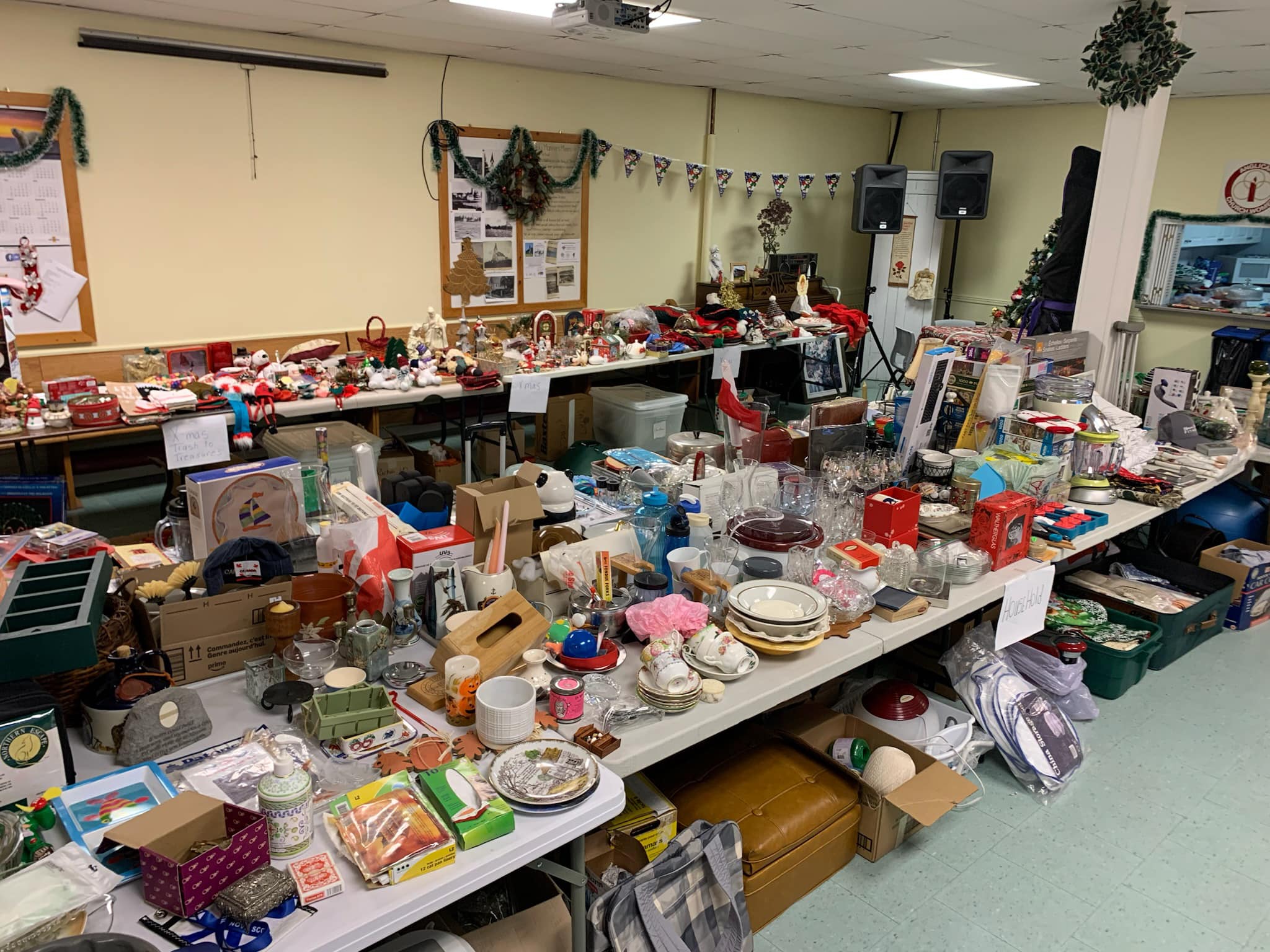 The St Luke's ACW held their
    annual Christmas Sale on November 30 in the Parish Hall.
    There was a great turn-out of folks taking advantage of
    great sales of new-to-you, Christmas ware, baked goods,
    a penny auction and a well stocked canteen and
    supporting St Luke's, $3,598.40 was raised.